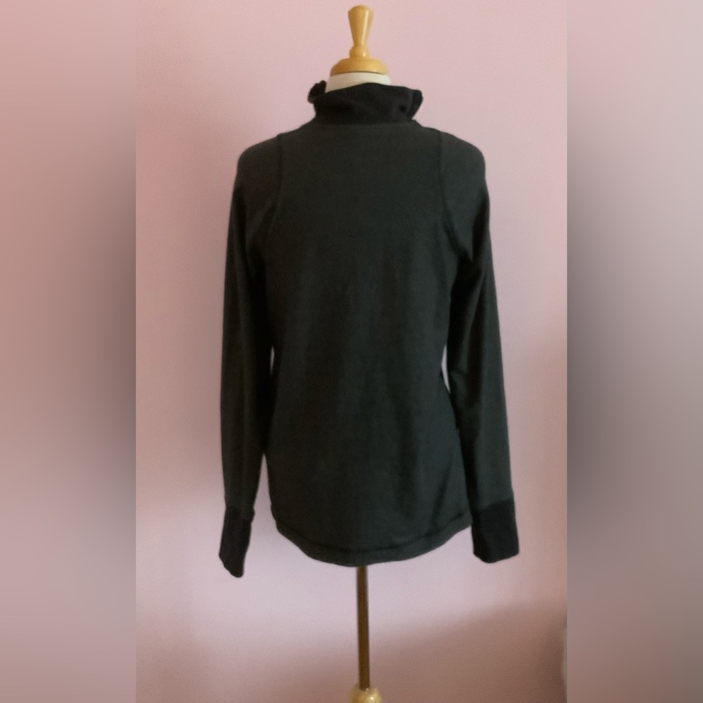 Nike Women's Dark Charcoal Full-Zip Bomber Jacket - Picture 6 of 9